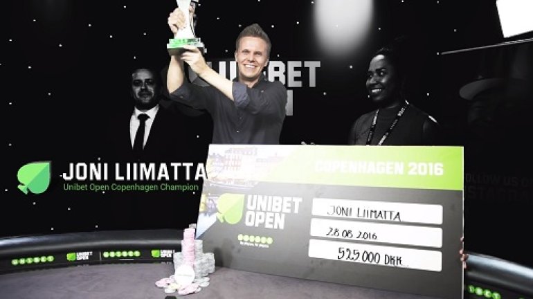 Joni Liimatta wins UNIBET OPEN 2016 COPENHAGEN 2016 2